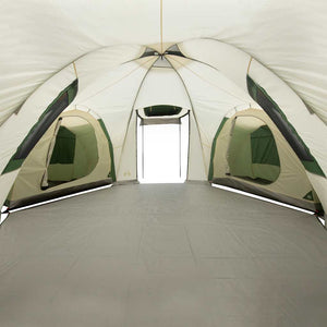 vidaXL Tente dôme familiale 12 personnes Verte Imperméable