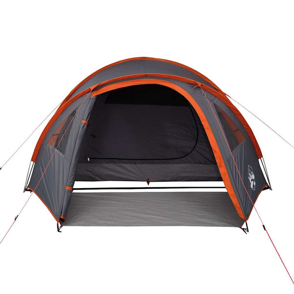 Wasserdichtes Kuppel-Campingzelt für 4 Personen, Orange