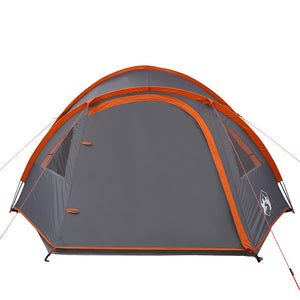 Wasserdichtes Kuppel-Campingzelt für 4 Personen, Orange