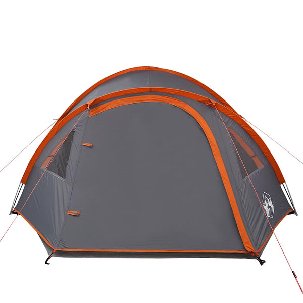Wasserdichtes Kuppel-Campingzelt für 4 Personen, Orange