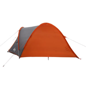 Wasserdichtes Kuppel-Campingzelt für 4 Personen, Orange