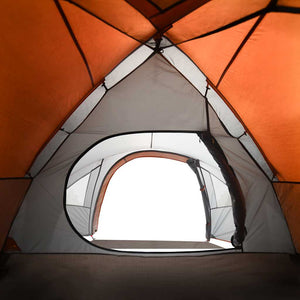 Wasserdichtes Kuppel-Campingzelt für 4 Personen, Orange