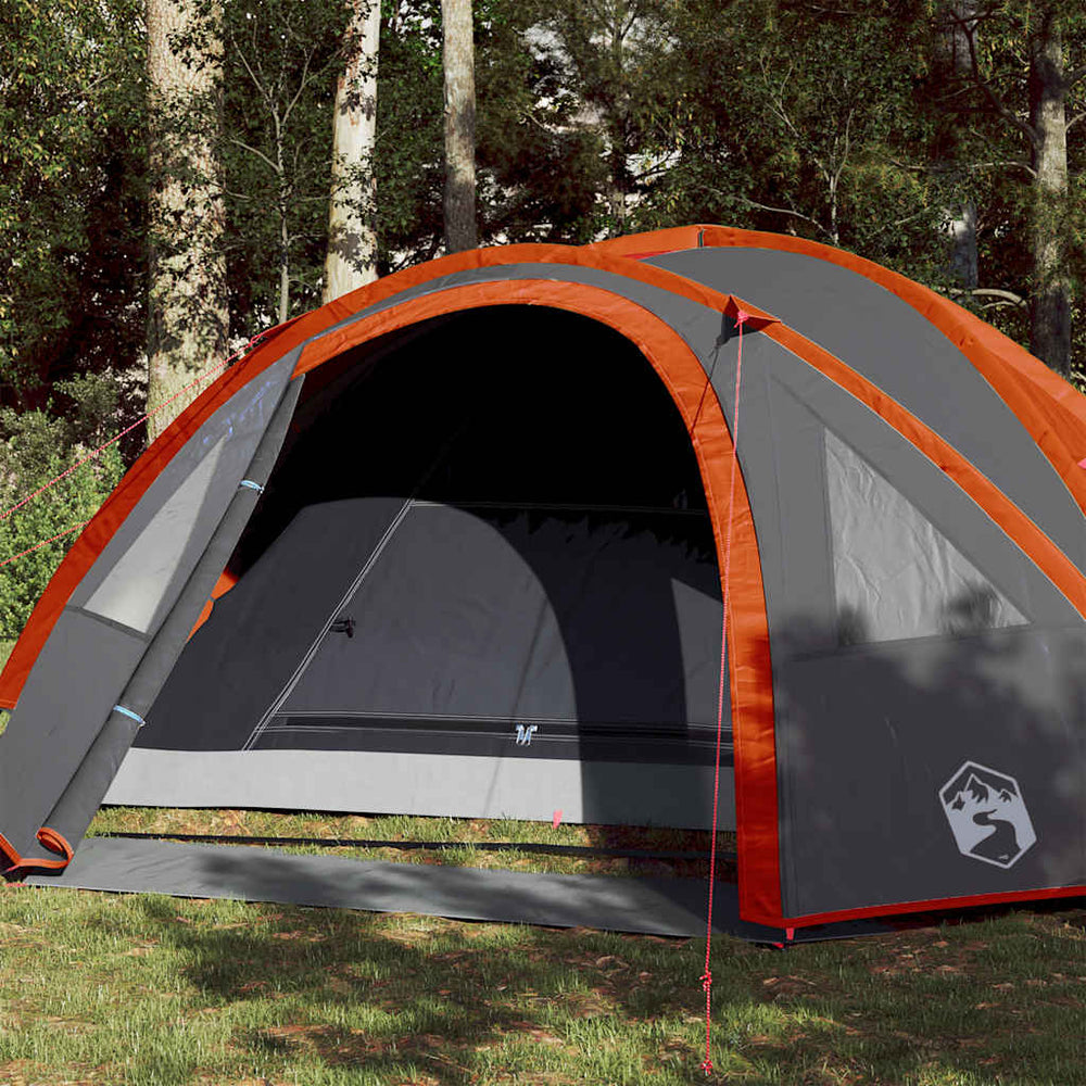 Wasserdichtes Kuppel-Campingzelt für 4 Personen, Orange