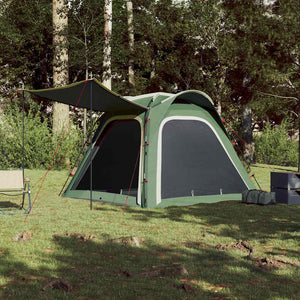 4-Personen-Campingzelt, wasserdicht, Grün