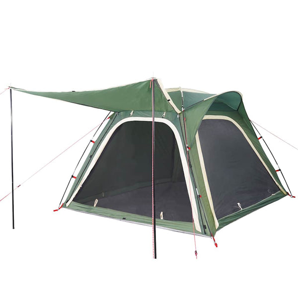 4-Personen-Campingzelt, wasserdicht, Grün