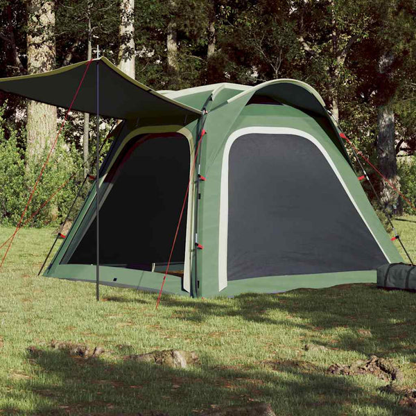 4-Personen-Campingzelt, wasserdicht, Grün