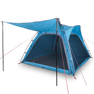 4-Personen-Campingzelt Wasserdicht Blau
