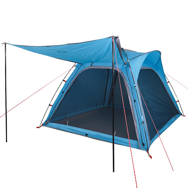 4-Personen-Campingzelt Wasserdicht Blau