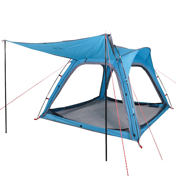 4-Personen-Campingzelt Wasserdicht Blau