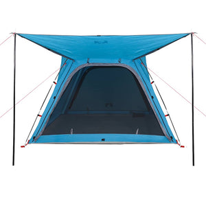4-Personen-Campingzelt Wasserdicht Blau