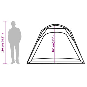 Wasserdichtes 4-Personen-Campingzelt mit Schnellverschluss