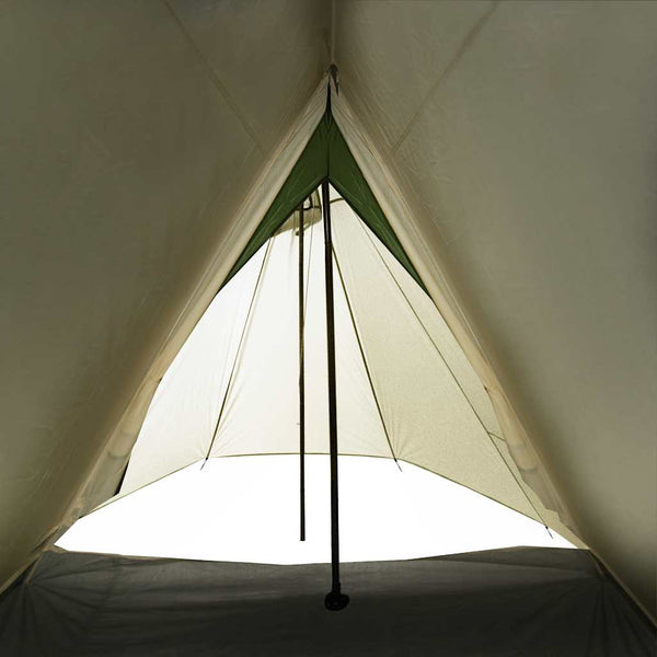 3-Personen-Campingzelt Wasserdicht Grün