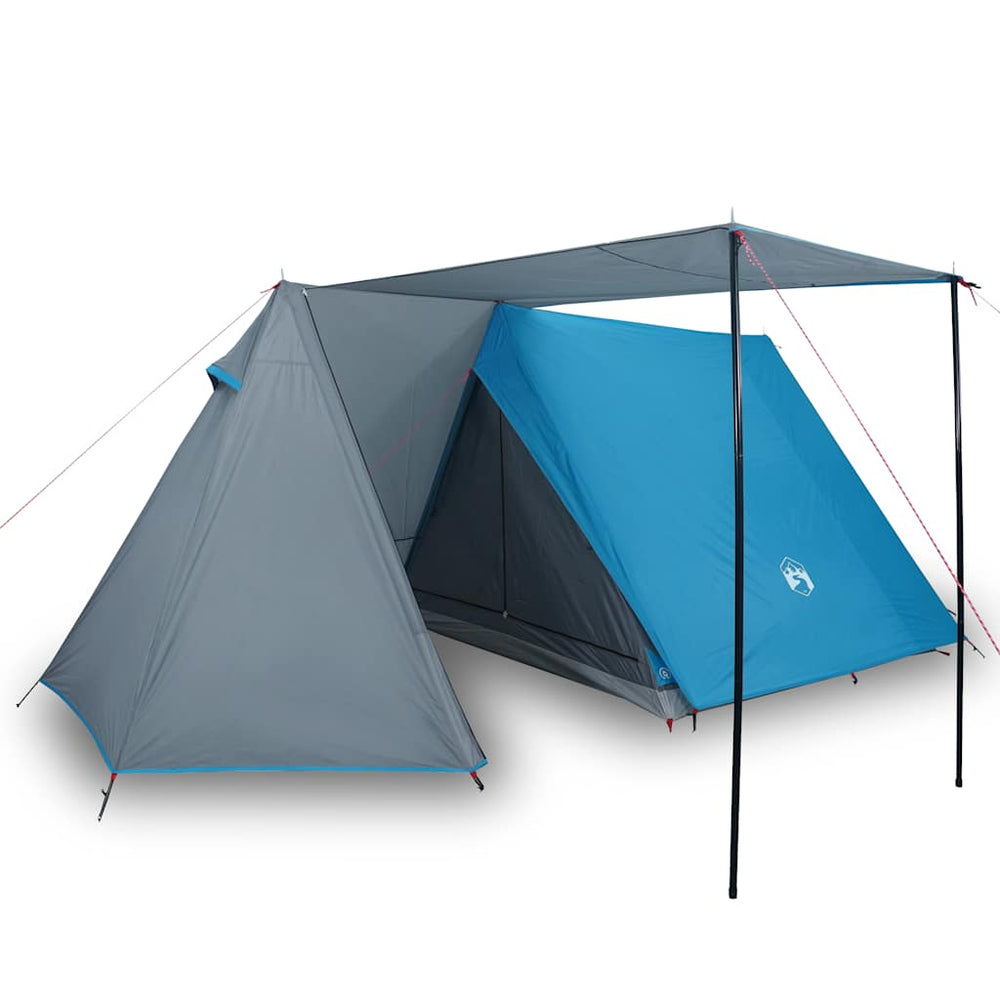 3-Personen-Campingzelt - Blau, Wasserdicht