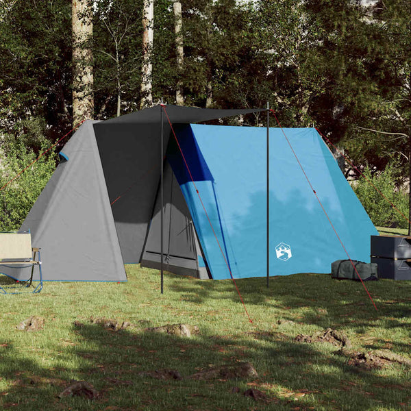 3-Personen-Campingzelt - Blau, Wasserdicht