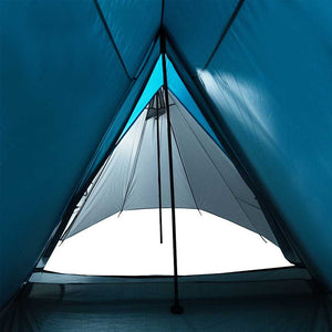 3-Personen-Campingzelt - Blau, Wasserdicht