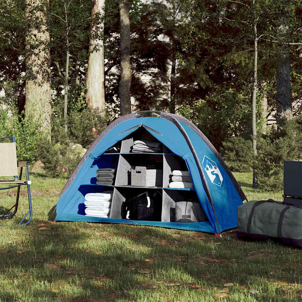 Wasserdichter Camping Organizer Zelt - 9 Fächer Blau