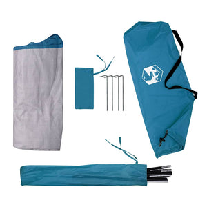 Wasserdichter Camping Organizer Zelt - 9 Fächer Blau