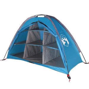 Wasserdichter Camping Organizer Zelt - 9 Fächer Blau