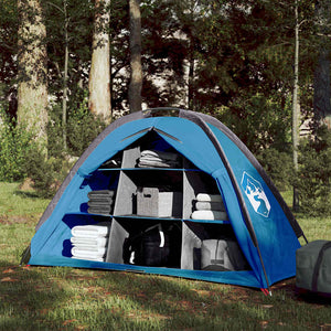 Wasserdichter Camping Organizer Zelt - 9 Fächer Blau