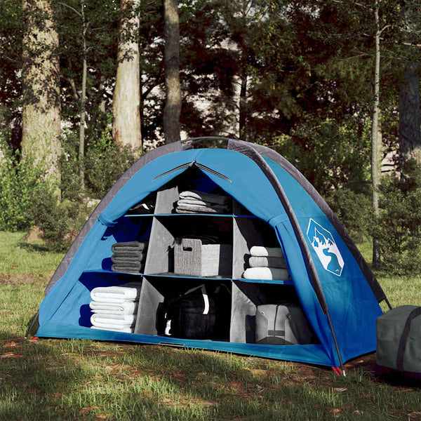 Wasserdichter Camping Organizer Zelt - 9 Fächer Blau