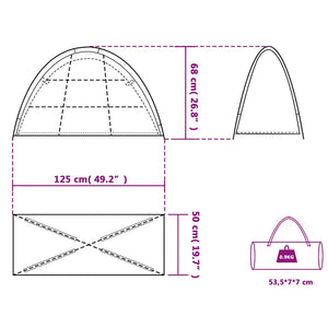 Camping Organizer Zelt - 9 Fächer Wasserdicht