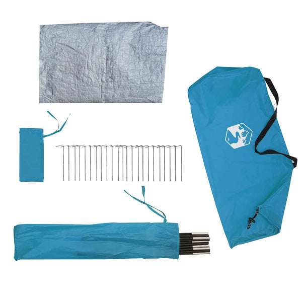 Wasserdichtes Tipi-Zelt für 4 Personen - Blau