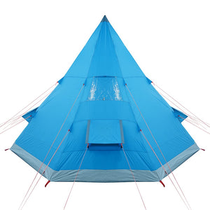 Wasserdichtes Tipi-Zelt für 4 Personen - Blau
