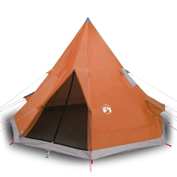 Wasserdichtes Tipi-Zelt Orange für 4 Personen