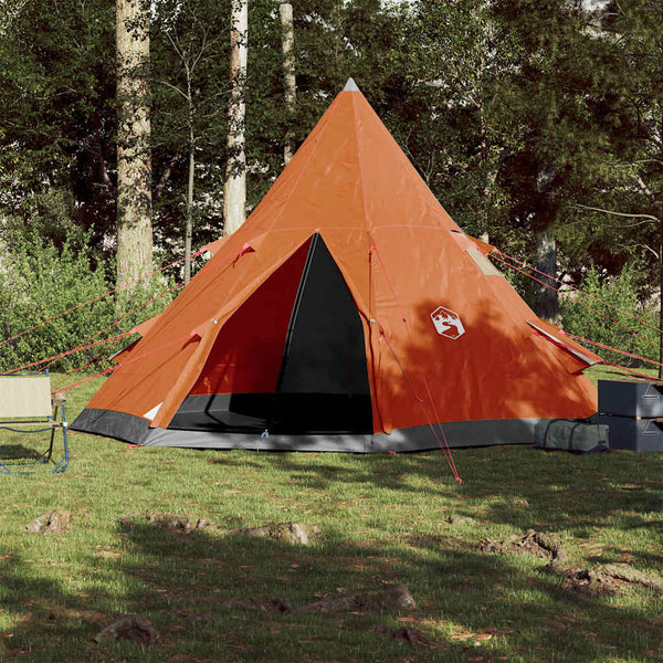 Wasserdichtes Tipi-Zelt Orange für 4 Personen