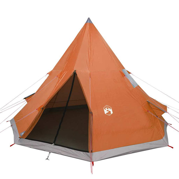 Wasserdichtes Tipi-Zelt Orange für 4 Personen