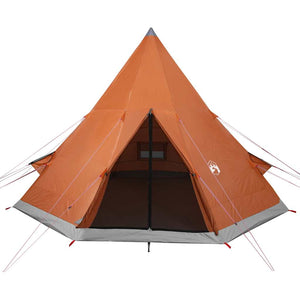 Wasserdichtes Tipi-Zelt Orange für 4 Personen