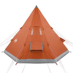 Wasserdichtes Tipi-Zelt Orange für 4 Personen