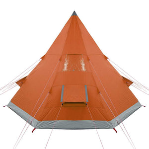Wasserdichtes Tipi-Zelt Orange für 4 Personen