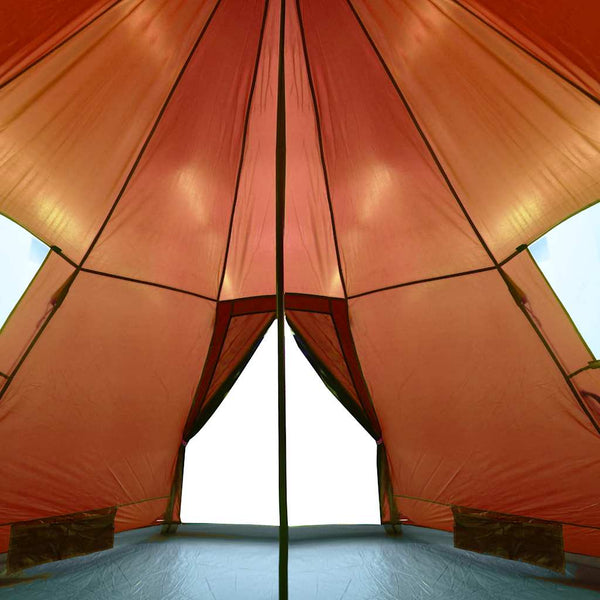 Wasserdichtes Tipi-Zelt Orange für 4 Personen
