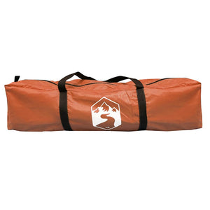 Wasserdichtes Tipi-Zelt Orange für 4 Personen