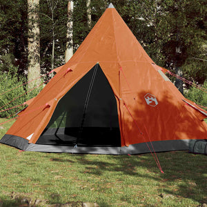 Wasserdichtes Tipi-Zelt Orange für 4 Personen