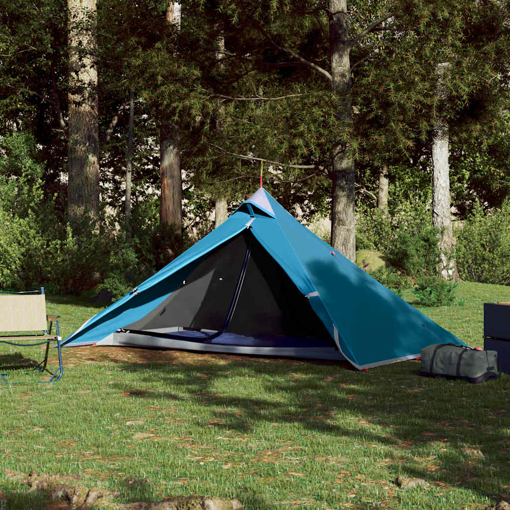 Blaues wasserdichtes Tipi-Hängezelt für 1 Person