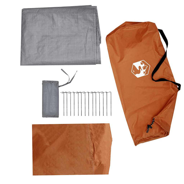 Wasserdichtes Tipi-Hängezelt - 1 Person Orange