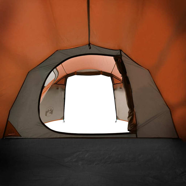 Wasserdichtes Tunnelzelt für 3 Personen, Orange