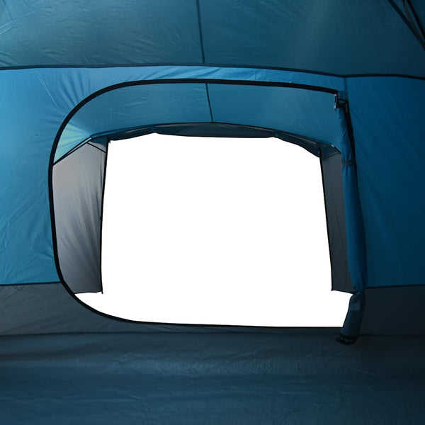 Wasserdichtes 4-Personen-Campingzelt mit Vorraum - Blau