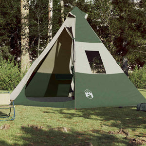 Wasserdichtes Tipi-Zelt Grün für 7 Personen