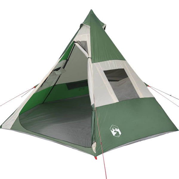 Wasserdichtes Tipi-Zelt Grün für 7 Personen