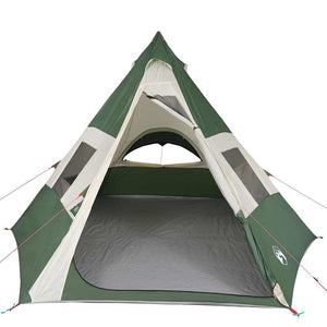 Wasserdichtes Tipi-Zelt Grün für 7 Personen