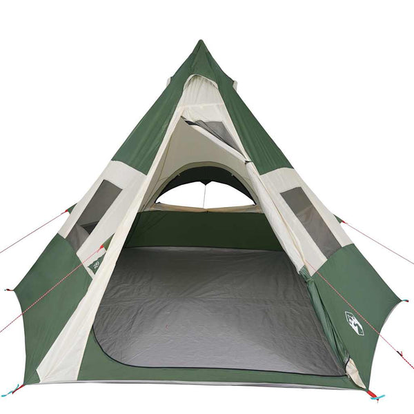 Wasserdichtes Tipi-Zelt Grün für 7 Personen