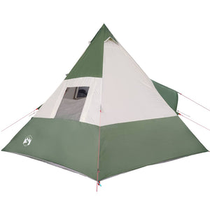 Wasserdichtes Tipi-Zelt Grün für 7 Personen