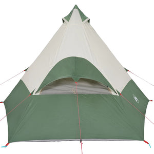 Wasserdichtes Tipi-Zelt Grün für 7 Personen