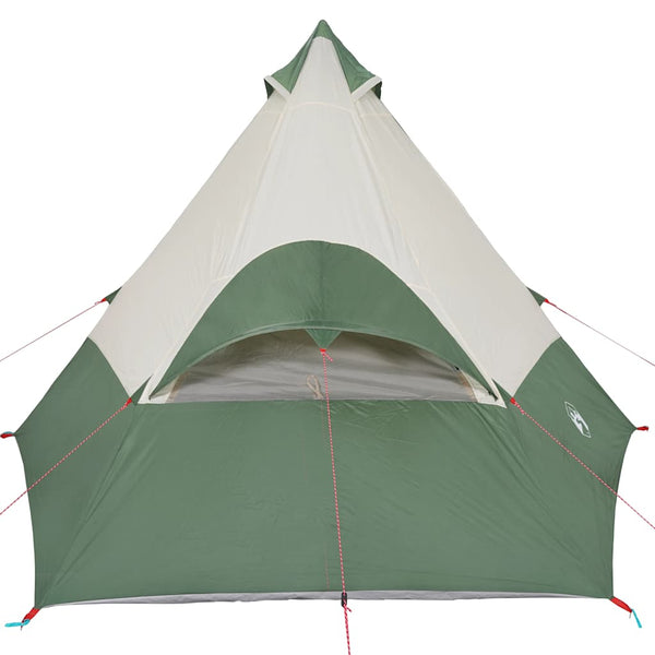 Wasserdichtes Tipi-Zelt Grün für 7 Personen