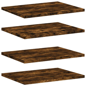 Wandregale 4er Set Räuchereiche 40x30 cm
