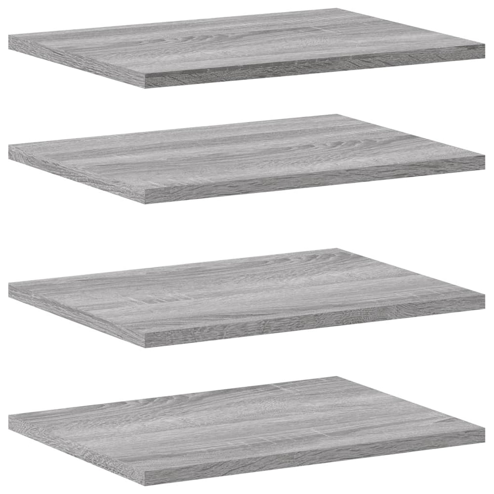 Wandregale Grau Sonoma 4er Set