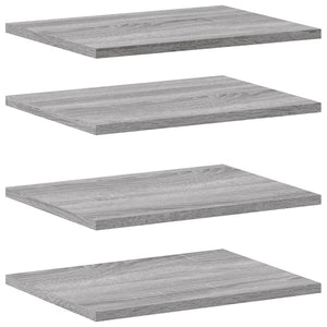 Wandregale Grau Sonoma 4er Set